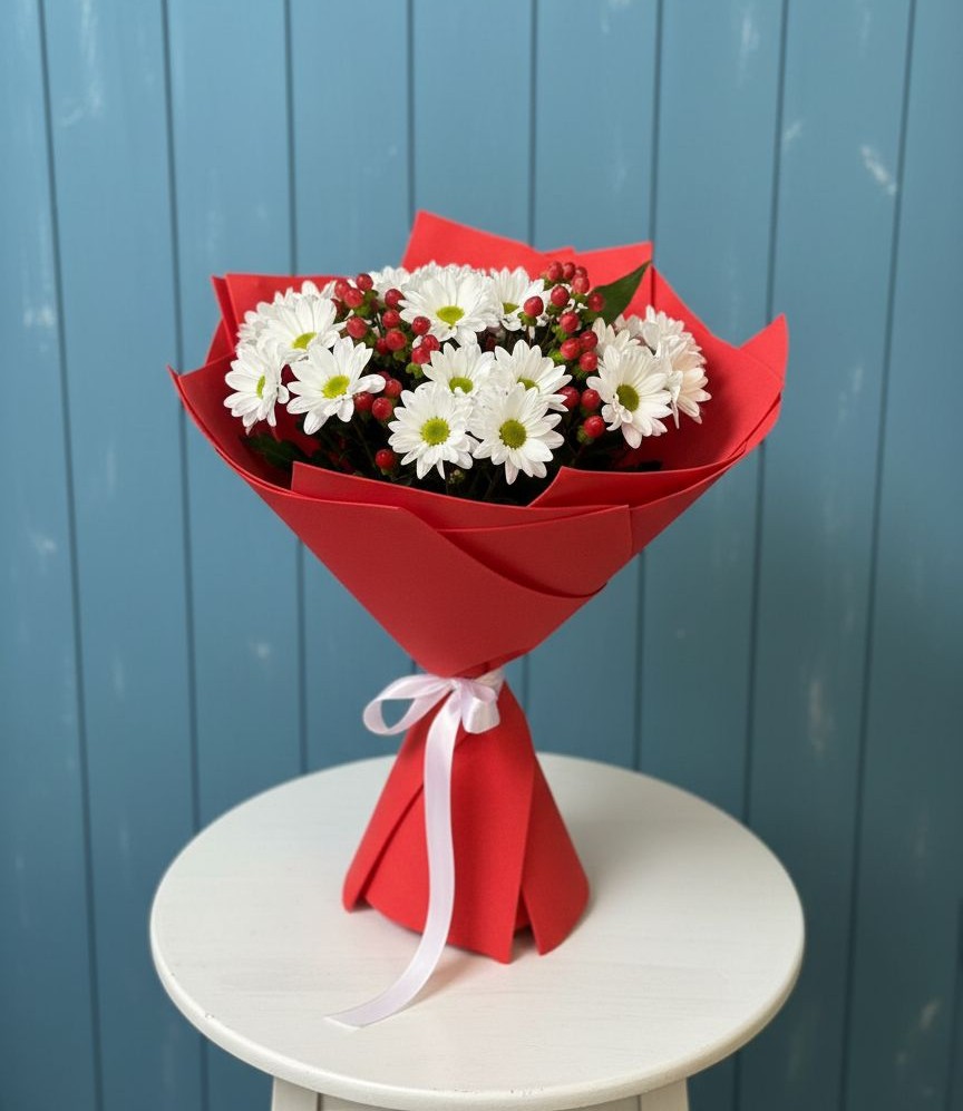 Букет цветов из: Хризантемы в Сараи