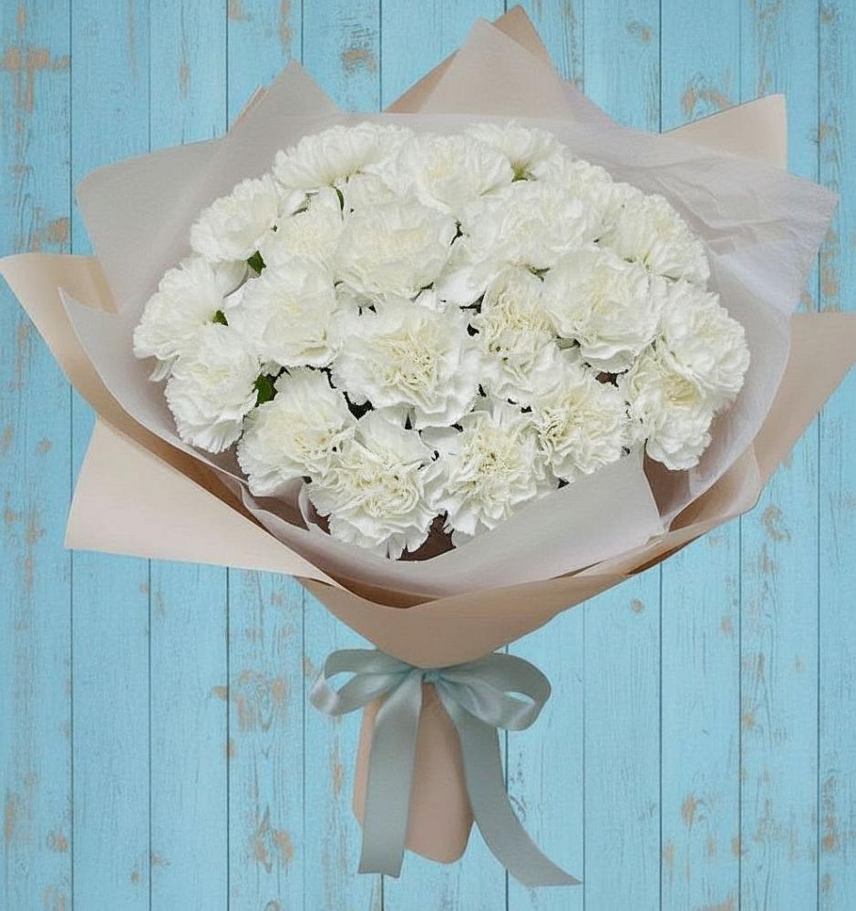 Букет цветов из: Гвоздики в Сараи