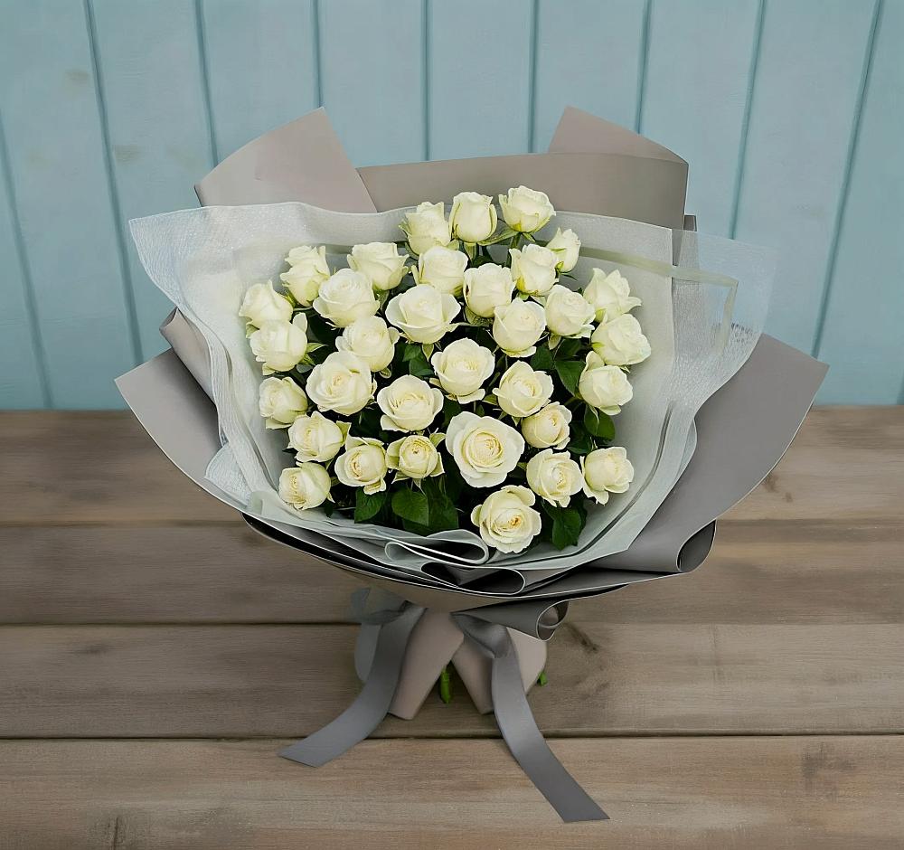 Букет Белоснежная нежность в Сараи