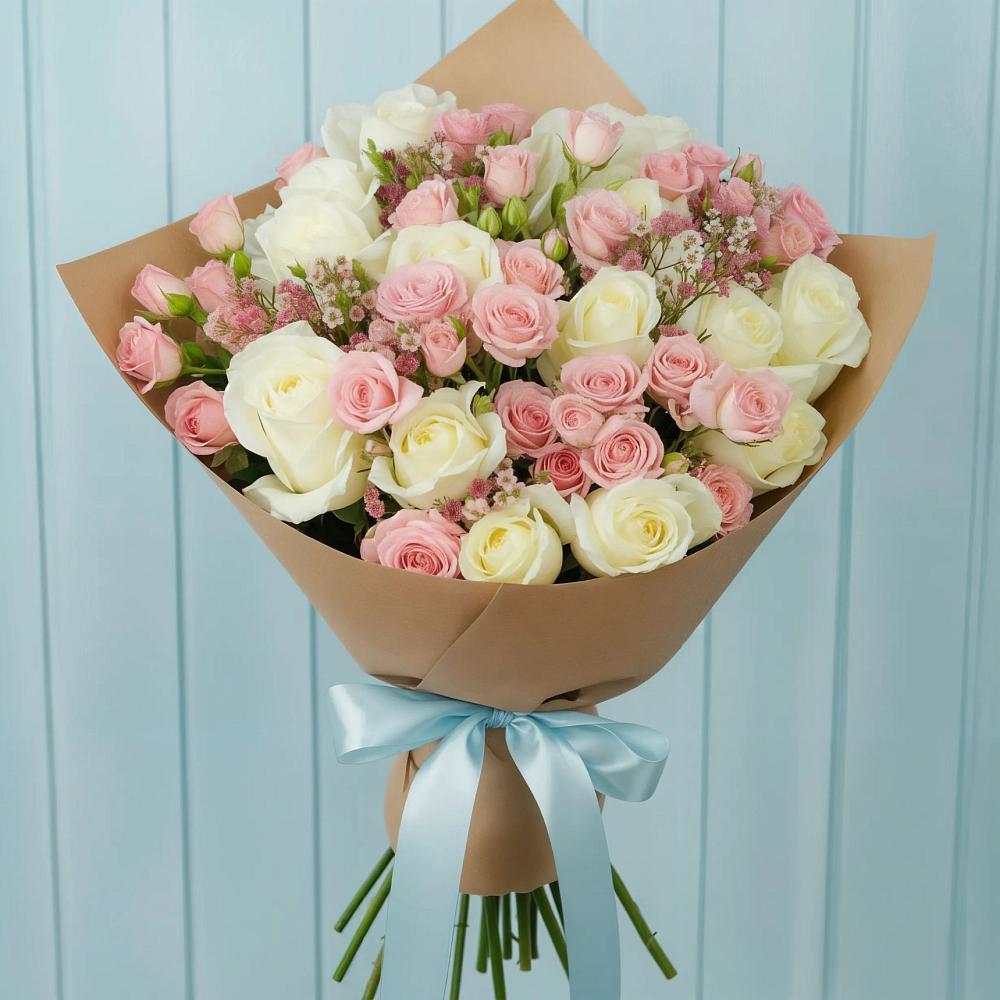 Букет цветов из: Розы в Сараи