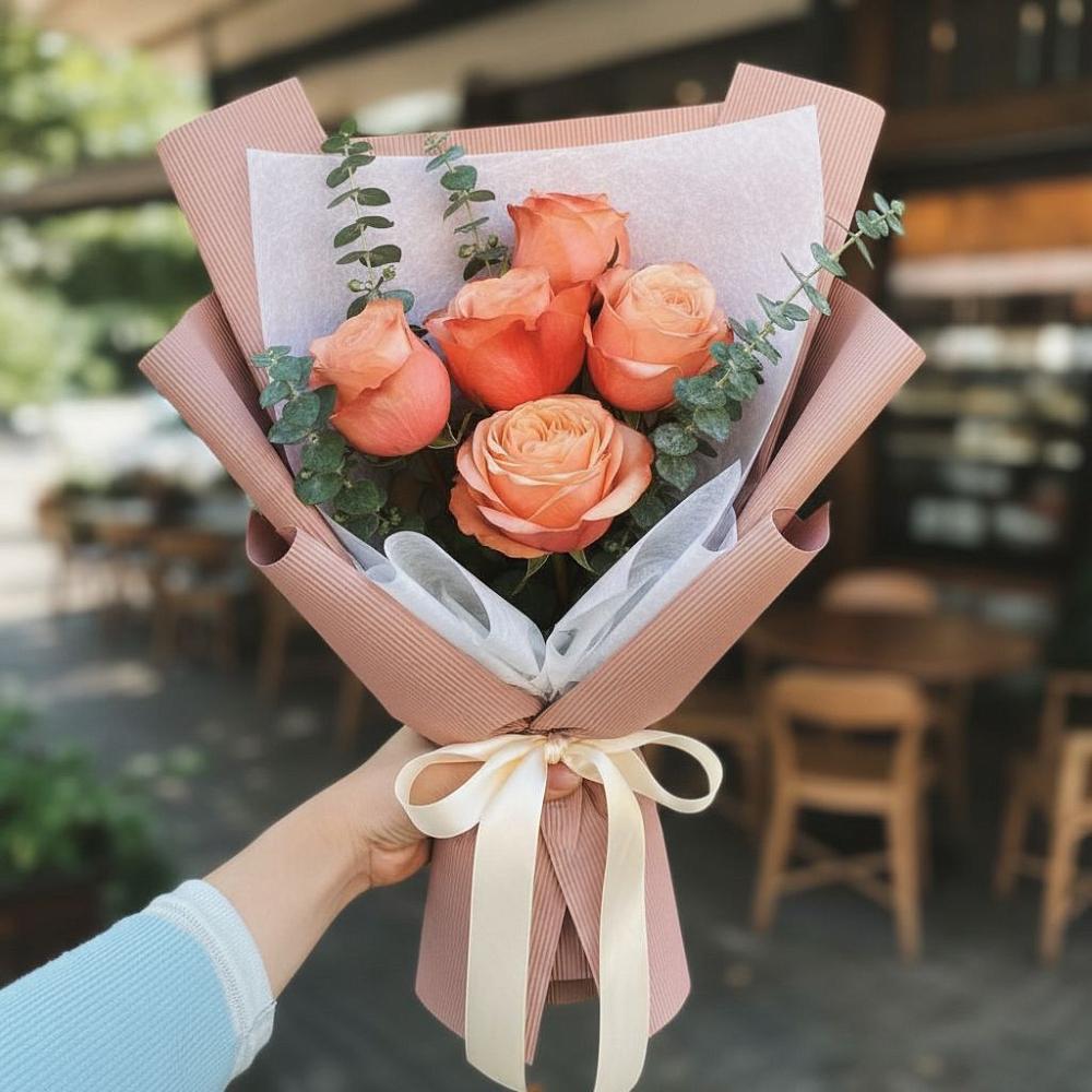 Букет цветов из: Розы в Сараи