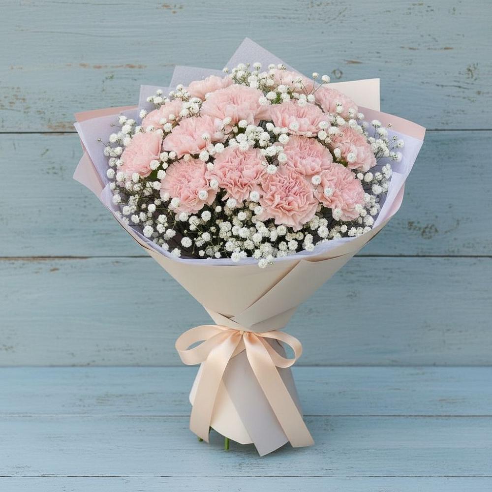 Букет цветов из: Гвоздики в Сараи