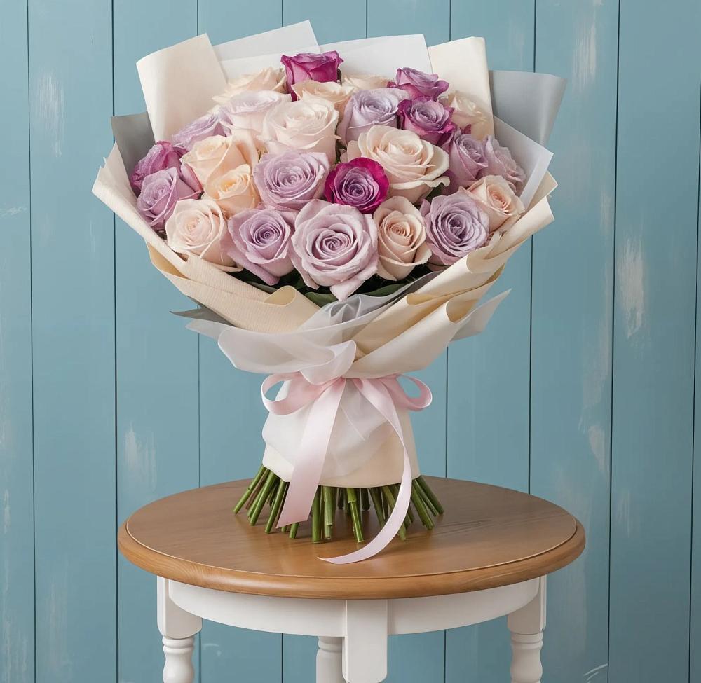 Букет цветов из: Розы в Сараи