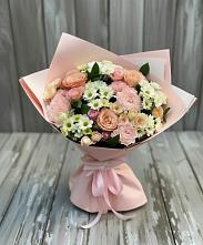 Букет цветов из:  Гвоздики, Розы и Хризантемы в Сараи