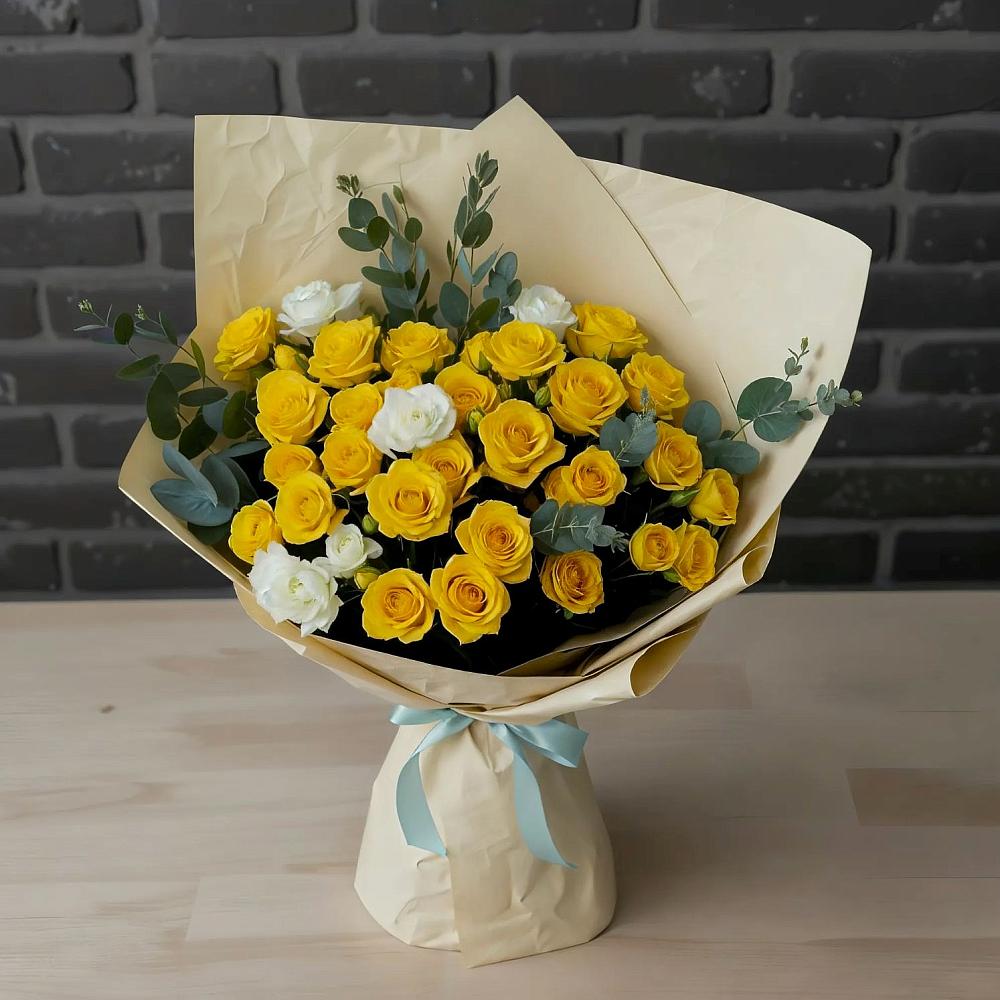 Букет цветов из: Розы в Сараи