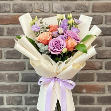 Букет цветов из:  Лизиантусы и Розы #REPLACE_PRED# Сараи