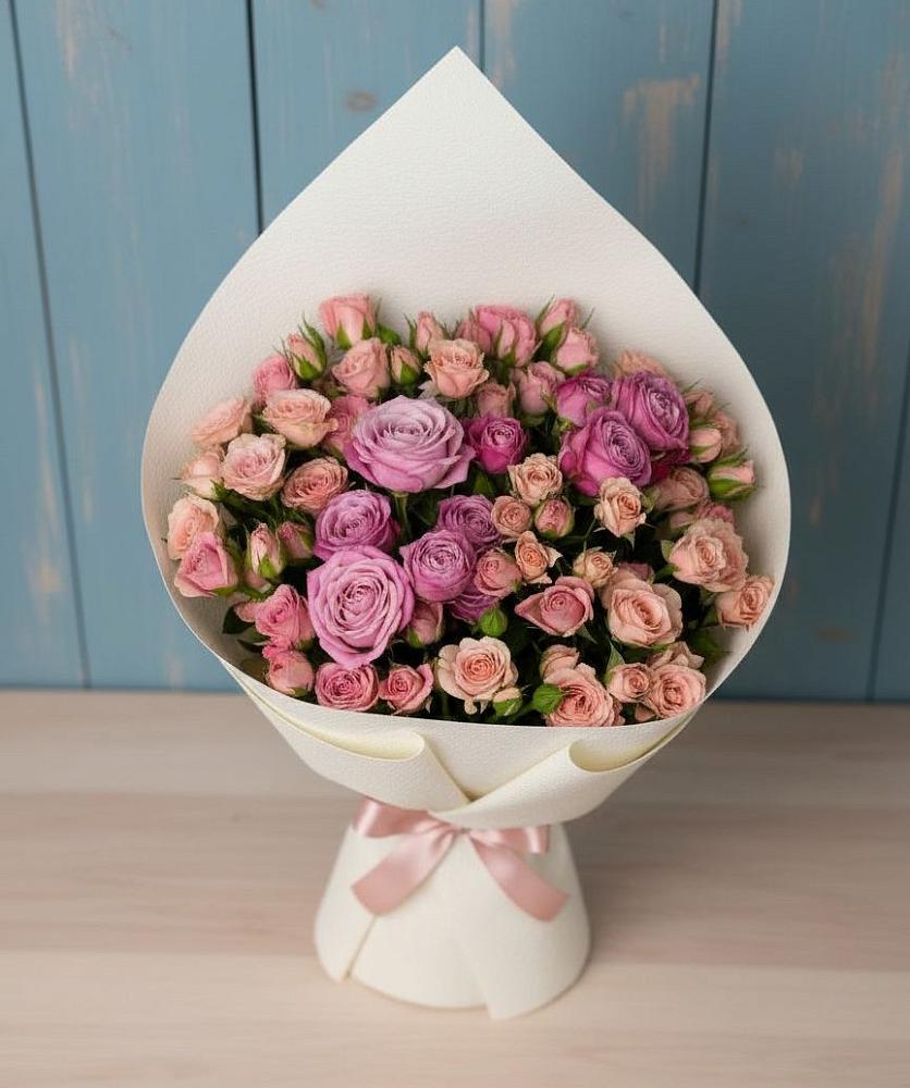 Букет цветов из: Розы в Сараи