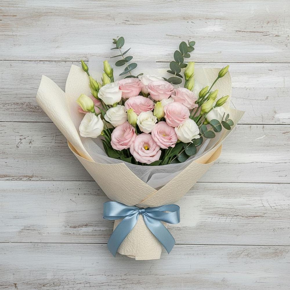 Букет цветов из: Лизиантусы в Сараи