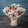 Букет цветов из: Хризантемы, Альстромерии и Розы в Сараи